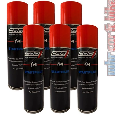 Spray de arranque Startpilot ayuda de arranque en frío 6x 250 ml motor ayuda de arranque Car1 - Imagen 1 de 3