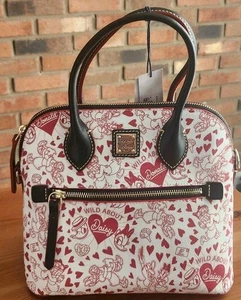 NUEVO CON ETIQUETAS Disney Parks Donald Daisy Dooney Bourke Bandolera Bolso Cartera-Corazones - Imagen 1 de 8