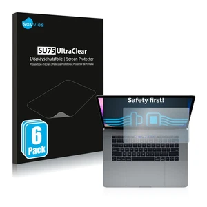 6x Screen Protector for Apple MacBook Pro 15" 2019 (Touch Trackpad) Protective - Afbeelding 1 van 11