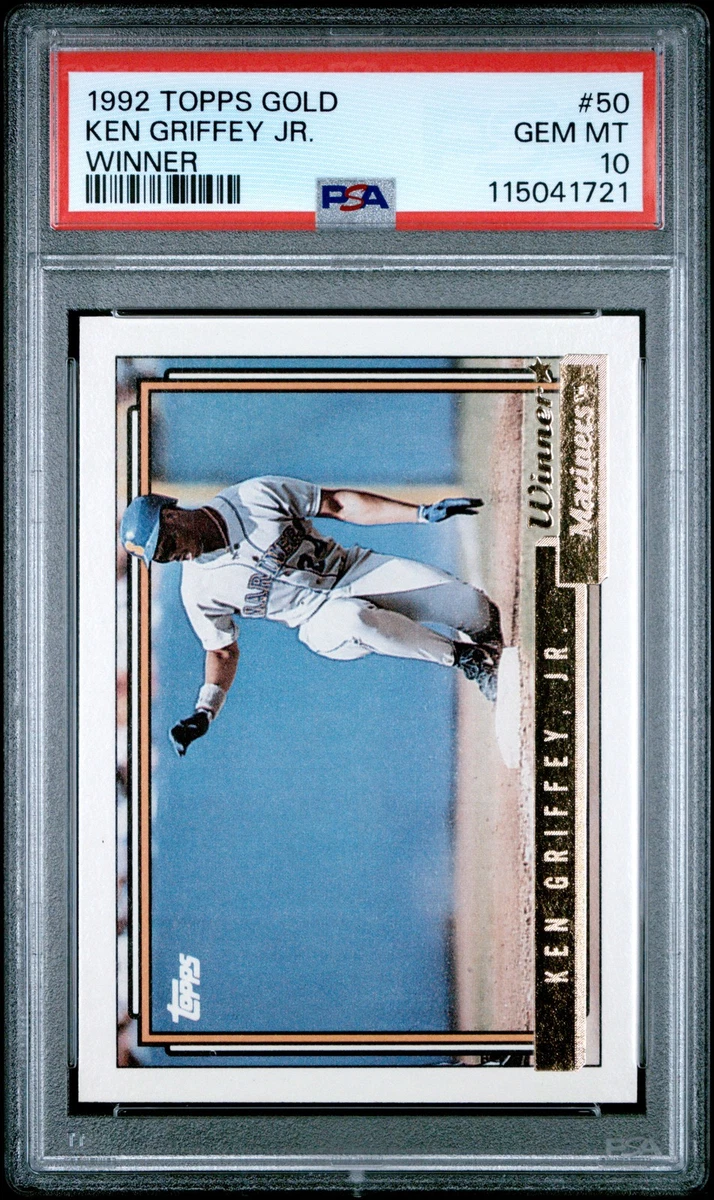 Ken Griffey Jr. サイン入りカード 1992 グリフィー ケングリフィーJr Ken Griffey Jr#24 マリナーズ直筆サインHOF16