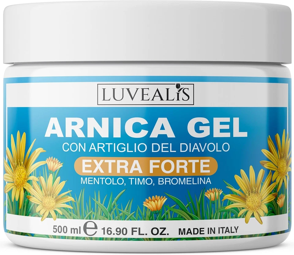 Arnica per Cavalli Uso Umano 500Ml Extra Forte Arnica Gel Forte Potenziata Con