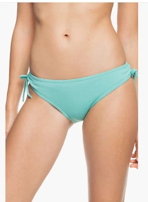 Roxy L37625 Ribbed Canton Green Mind of Freedom Bikini Bottoms Size S - Image 1 of 4