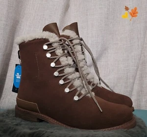 Emu Australia Billington*Gr.40*braun*Stiefelette*Neu*Leder*Schafswolle*Schnürung - Bild 1 von 6