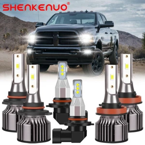 Combo faros antiniebla LED LXQC para Dodge Ram 1500 2500 3500 2009-2017 - Imagen 1 de 19