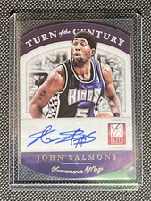 John Salmons 2013-14 Panini Elite Turn of the Century NBA Card AU #1/100