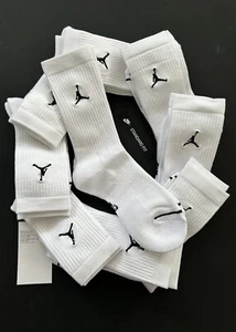Calzino Nike Jordan Jumpman Everyday bianco imbottito crew bambini junior piccolo 1 paio - Foto 1 di 9