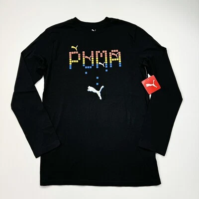 ¡NUEVO! Camiseta Puma Manga Larga Niño’s/Niño Talla XL (18-20) con Etiquetas Foto 1 de 3