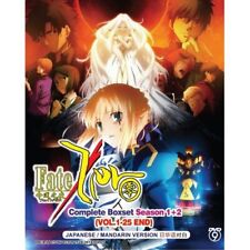 DVD Anime Fate/Zero Complete Boxset Season 1-2 (Vol. 1-25 End) English Subtitle