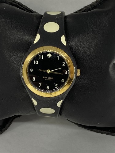 Orologio Kate Spade Rumsey 0610 donna nero plastica analogico quadrante nero quarzo XX590