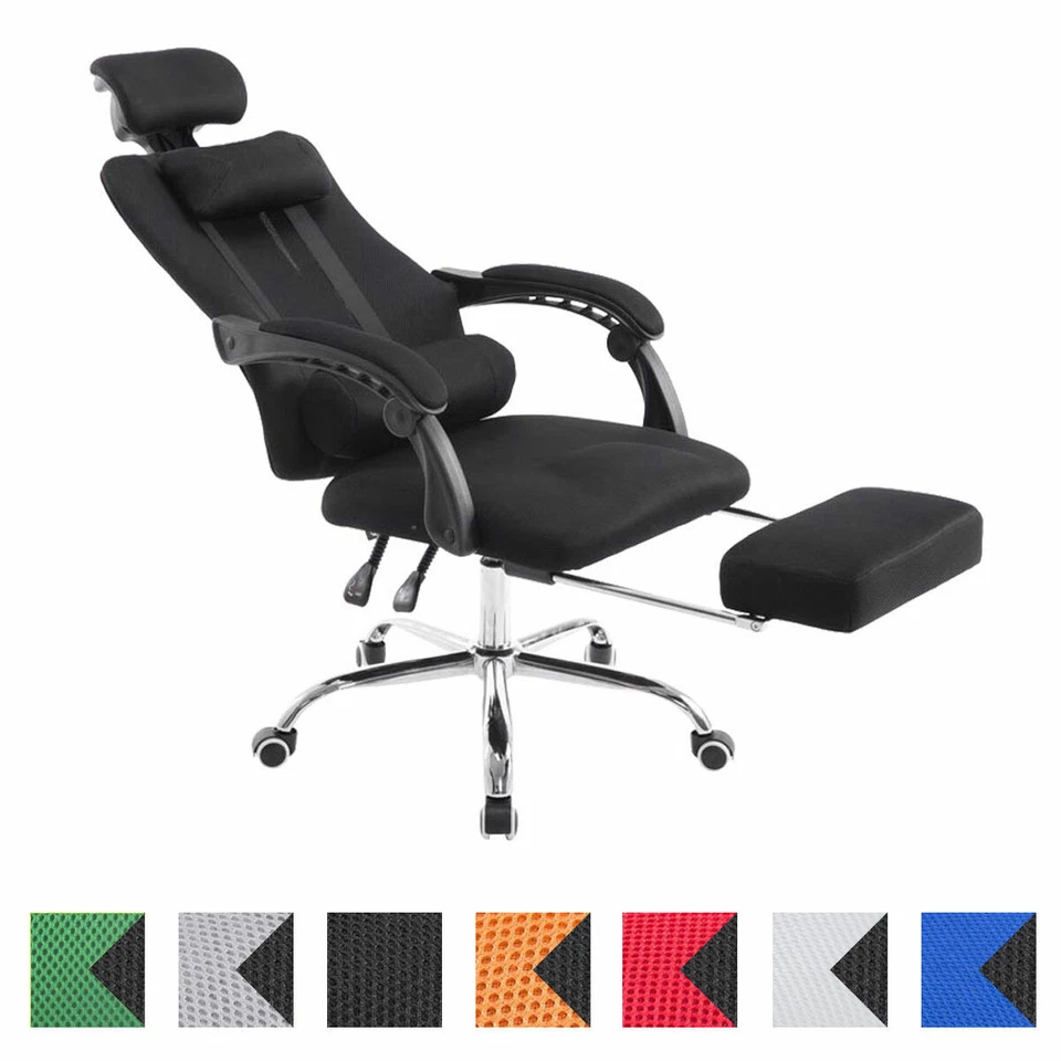 Büro-Stuhl FELLOW Fußablage Sport-Sitz Chef-Sessel Dreh Schreibtisch Bürosessel - Bild 1 von 1