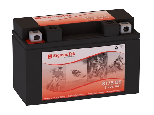SigmasTek ST7B-BS Battery Replacement for Kawasaki KLX400R, KLX400SR 400CC 2003 Foto 1 de 2