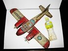Asahi Toy Tin Toy Airplane World Aero Club N500IY F/S FEDEX