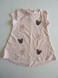 Disney Jumping Beans Minnie Mouse Sequin Glitter Top Girls Sz 4 - Picture 1 of 3