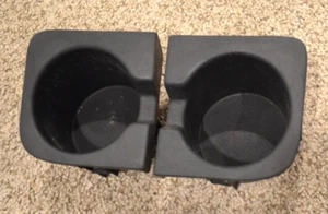 2005-2015 TOYOTA TACOMA CUP HOLDERS DRINK RUBBER INSERT PAIR USED OEM - Picture 1 of 6
