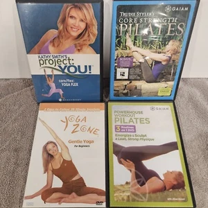 Kathy Smith's - Yoga Zone, Gentle Yoga For Beginners Trudie Styler's Pilates Dvd - Picture 1 of 1