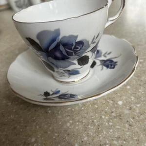 REGENCY ENGLISH BONE CHINA CUP AND SAUCER MADE IN ENGLAND - Picture 1 of 6