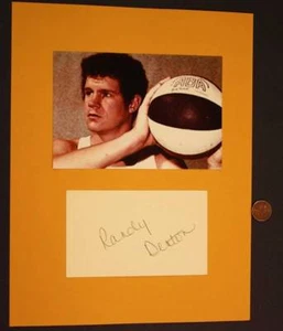 ABA Memphis Pros Tams Utah Stars Randy Denton signed / autographed card & photo- - Picture 1 of 1