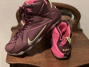 Zapatos de baloncesto para hombre Nike Lebron James XII #684593-607, doble hélice, talla 14 - Imagen 1 de 8