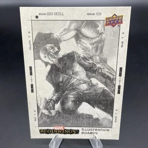 2022 Marvel Beginnings Vol 2 Series 1 Illustration Boards Red Skull #IB-2 - Picture 1 of 2