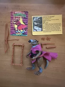 Splinter TMNT Teenage Mutant Ninja Turtles Complete 1988 Playmates - Picture 1 of 2