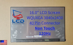 18010-16020400 Asus 16" WQUXGA 4K 120Hz Non-Touch LCD Laptop Screen Panel - Picture 1 of 4