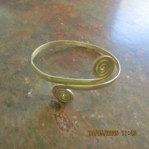 Vintage Silver Arm Cuff is Marked - Picture 1 of 11