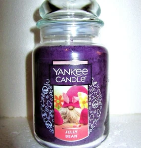 SET OF 2 Yankee Candle "JELLY BEAN" Easter Special GNOME BUNNY~LARGE 22 oz.~ NEW - Picture 1 of 3