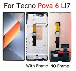 For Tecno Pova 6 LI7 LCD Display Touch Screen Digitizer Panel Assembly Replaceme - Picture 1 of 1