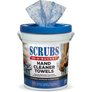72-Count -In-A-Bucket Citrus-Based Degreasing Hand Cleaning Wipes - Picture 1 of 8