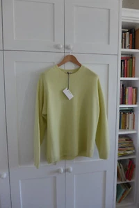 Auralee Sweater in Yellow Brushed Cashmere - size 5 - BNWT, RRP £680 - Picture 1 of 12