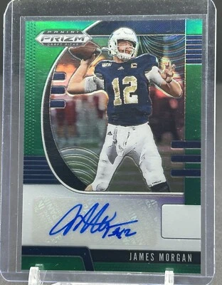 2020 Panini Prizm Draft Picks Rookies Green James Morgan #229 Rookie Auto RC - Image 1 of 2