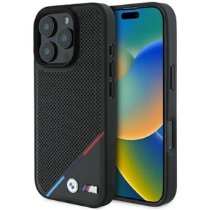 Étui pour Téléphone Portable IPHONE 16 Pro BMW Simili Cuir Tricolor Noir Magsafe - Photo 1 sur 8