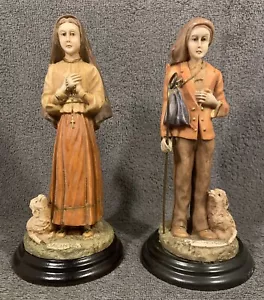 Saint Francisco And Saint Jacinta By Juliarte Figures Made In Portugal - Picture 1 of 17