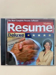 WinWay Resume Deluxe _ The Mosr Complete Resume Software - Picture 1 of 2