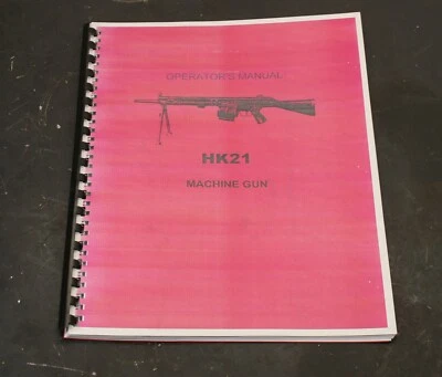 Manual de operador de ametralladora HK 21 Heckler & Koch Century Arms HK21 Foto 1 de 3