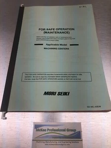 Mori Seiki - Für sicheren Betrieb (Wartung) - Bearbeitungszentren - SO-MC-A5E/M - Bild 1 von 4