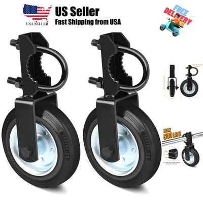 Колесо ворот для металлических распашных ворот с сквозными рамами ворот 1-5/8 дюйма 2 дюйма, опора ворот... - Изображение 1 из 4