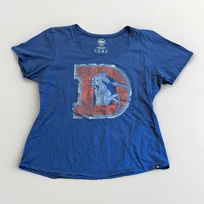 47 Brand Denver Broncos футбол блестками графический футболка женщин XXL - Изображение 1 из 3