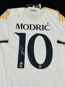 Luka Modric Signed Real Madrid Pro Style Soccer Jersey COA - Picture 1 of 7