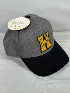 Neu mit Etikett Harry Potter Mütze Hogwarts Alumni verstellbar Druckknopflasche Kappe Erwachsene grau schwarz - Bild 1 von 8