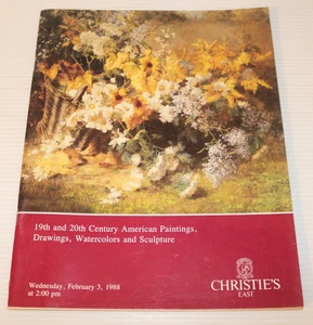 CHRISTIE'S East Auction Catalog 19th 20th Century American Paintings, Feb 1988 - Picture 1 of 4