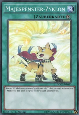 YuGiOh Majespenster-Zyklon DOCS-DE060 Super Rare NM 1st - Bild 1 von 2