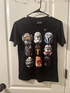 Star Wars Mad Engine Boys Graphic Short Sleeve T-Shirt Size XXL 18 Black - Picture 1 of 12