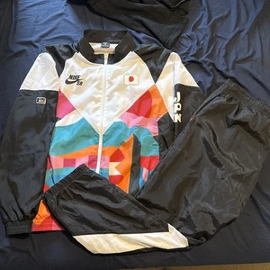 Nike SB x Parra Olympic Japan Snowboarding Track Suit Multi-Color Size L used - Picture 1 of 13