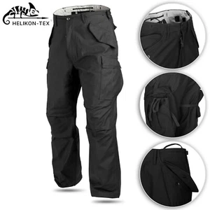 Military Pants US Army M65 Helikon Tex Trousers Genuine Cargo YKK Black - Picture 1 of 10