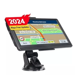 Semi Truck Gps Commercial Driver Accessories Navigation System Trucker 2024 Maps - Picture 1 of 14