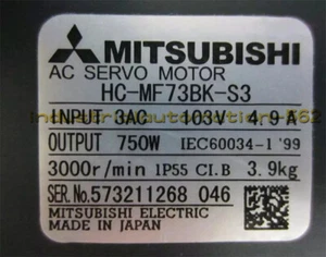 1PCS New Mitsubishi HC-MF73BK-S3 AC Servo Motor In Box Expedited Ship - Picture 1 of 4