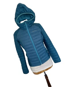 QUECHUA Decathlon Women’s Highlighter Quilted Down Fill Hooded Puffer Jacket XS - Picture 1 of 10