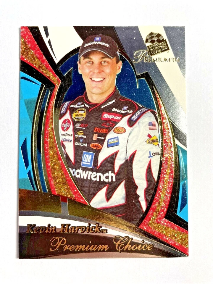 KEVIN HARVICK 2004 Press Pass PREMIUM CHOICE Glitter NASCAR Racing Card #77 - Image 1 of 3