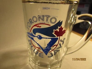 Vintage TORONTO BLUE JAYS Mini Mug Shot Glass2 Oz / 3" - Measures on back - nice - Foto 1 di 5